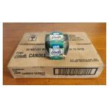 Box of 12 glade candle pine scent