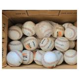 Box Lot of Misc Baseballs