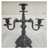 Vintage metal candleabra