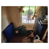 Estate lot of misc electronics faux plants&more