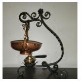 Vintage style tea kettle with stand