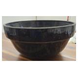 Black pottery bowl