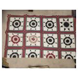 Multi colored quilt