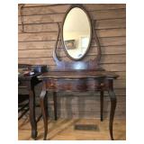 Vintage wood vanity