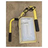Metal Yellow Shop Light AS IS