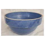 Vintage blue pottery bowl