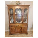 Vintage China Cabinet & Contents