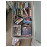 Estate lot of VHS tapes