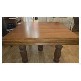 Gorgeous tiger oak solid wood square table