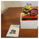 Vintage raid bug clock radio