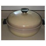 Vintage Metal Cooking Pot with Lid