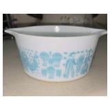 1 qt Pilgrim Pattern Pyrex Glass Bowl