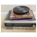 Vintage Realistic Record Player & Misc Records