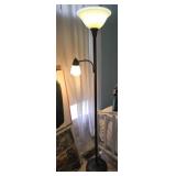 Double light floor lamp