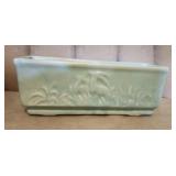 Blue pottery planters pot