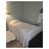 Possibly twin size bed set metal frame