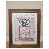 Alabama crimson tide poster