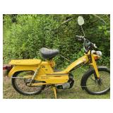 Yellow Traveler Motobecane Bike