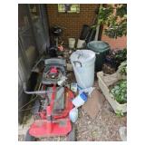 LARGE Lot of Snapper Mower AS IS Grill Gas Jugs