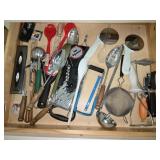 Drawer of Misc Kitchen Cooking Utensils