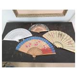 Hand Painted Vintage Decorative Hand Fans