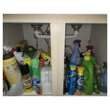Cabinet Full of Misc Cleaning Supplies