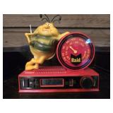 Raid collectible clock radio