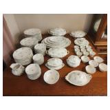 100pcs of Theo Haviland porcelain dishes SEE DESC
