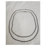 Two sterling silver necklaces