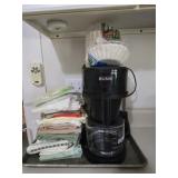 Bunn Coffee Pot & Misc Hand Towels