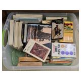 Tote Full of Misc Estate Books