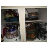 Kitchen Cabinet Full of Misc Items