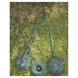 Lot of 3 Vintage Metal Pecan Grabbers