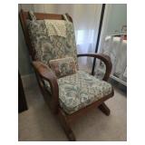 Solid wood rocking chair