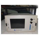 Beam ray control box with heating light and stand