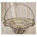 Electroplated decorative basket