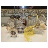 Estate lot of vintage perfume bottles