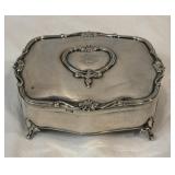 Silver trinket box