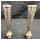 Pair of unmarked silver pieces SEE DESC