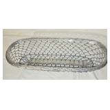 Oval India Made Woven Metal Basket