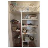 Huge closet lot of decor and more