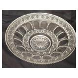 Large Round Crystal Decorative Bowl