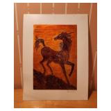 Voltotsky Horse on Metal Plate