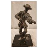 Ben Zion .925 Israel Fiddler Silver Statue