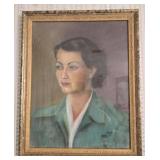 Framed portrait print