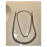 Lot of 2 sterling silver .925 necklaces