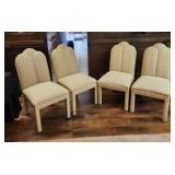 Lot of 4 Fabric Chairs as-is