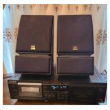 Sony Cassette Deck Polk Audio Speakers Powers On