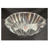 Decorative marked crystal bowl