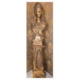 Orientalist Woman by French Sculptor Louis Hottot